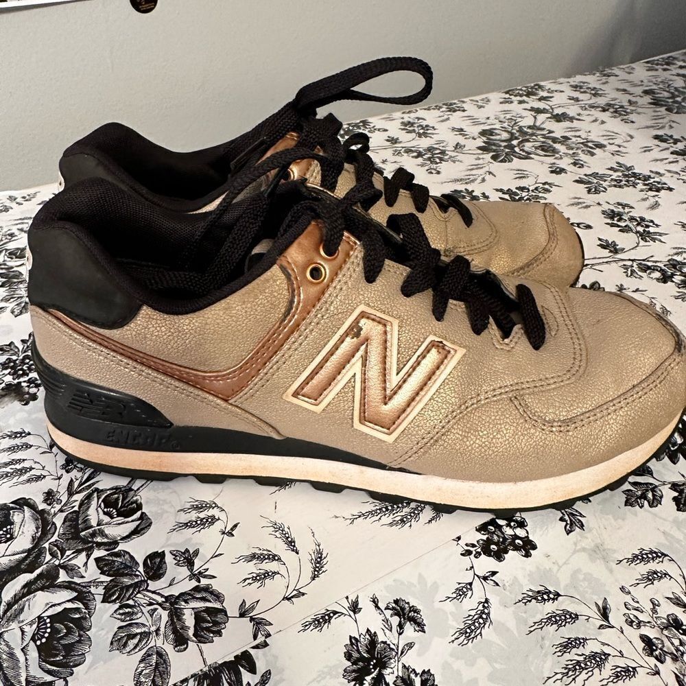 New Balance Women's Gold Casual Sneakers